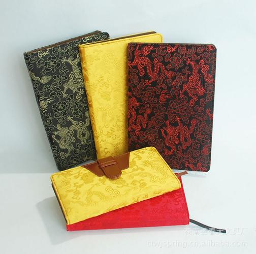 文教辦公用品 簿,本,冊 練習(xí)本 廠家供應(yīng)各種款式中國風(fēng)絲綢織錦